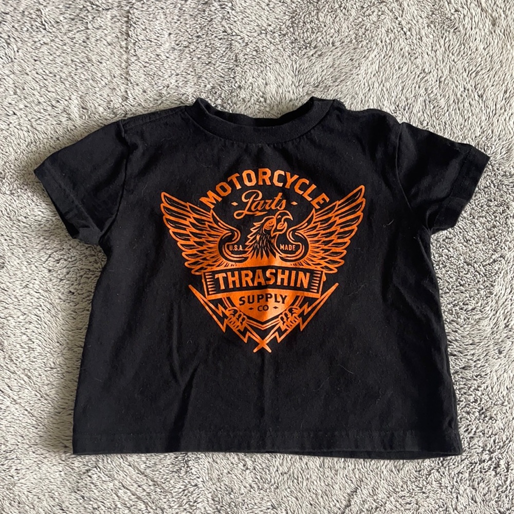 thrashin motorcycle t-shirt size 4T